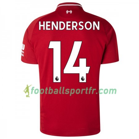 Tenue Liverpool Henderson 14 Domicile 2018-2019 Maillot de Foot